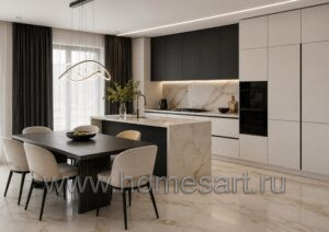 Мебель для кухни в квартире ЖК ВЭРИ Вид 10